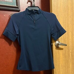 lululemon athletica Dark Blue Short Sleeve Top